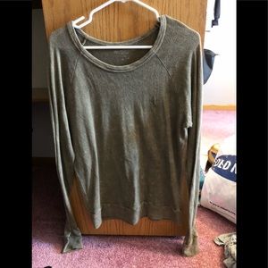 Buckle long sleeve sweater